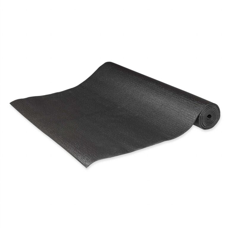 Active Sports Gear 4 mm Yogamåtte - 173 x 61 cm - Sort