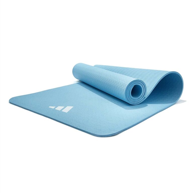 Adidas 8 mm Yogamåtte - 176 x 61 cm - Lyseblå