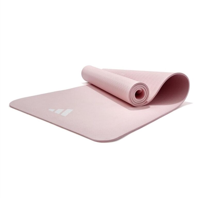 Adidas 8 mm Yogamåtte - 176 x 61 cm - Lyserød