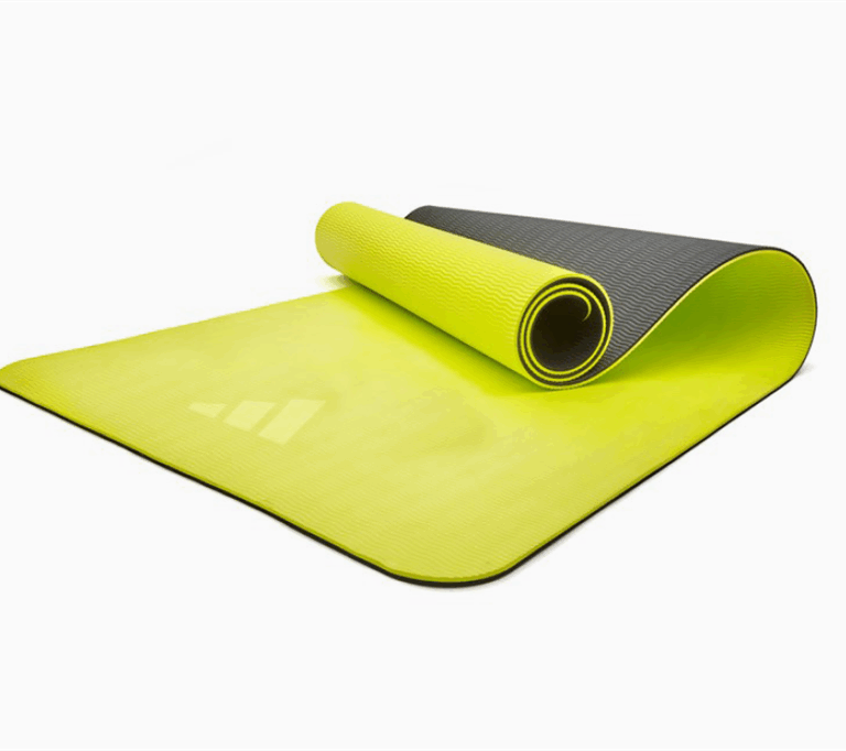 Adidas Dobbeltsidet 6mm Yogamåtte - Blå/Gul