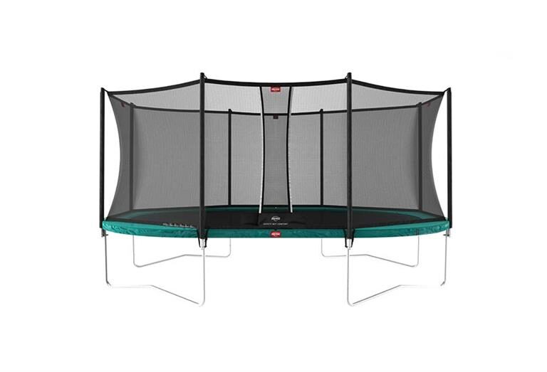 Berg Grand Favorit i grøn på ben med Comfort sikkerhedsnet.