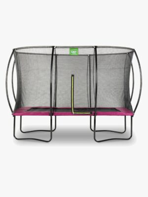 EXIT Silhouette Trampolin inkl. Sikkerhedsnet 244x366 cm, Pink