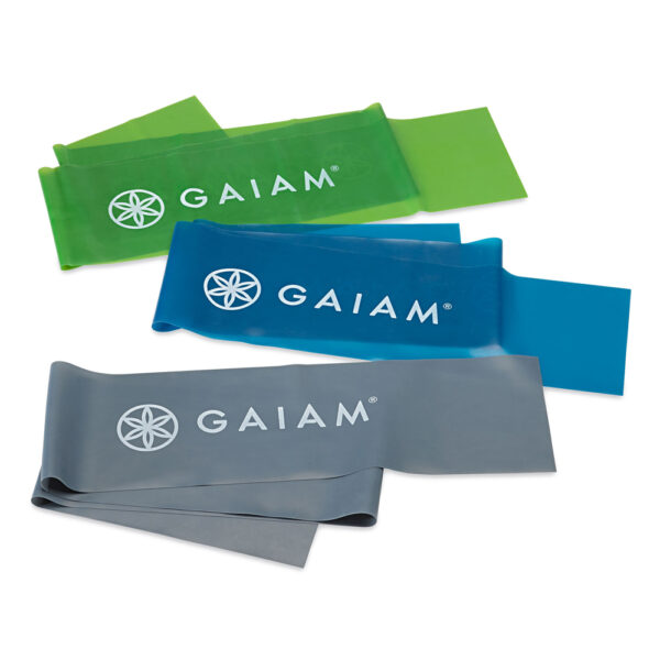 Gaiam Træningselastik Kit (3 stk)