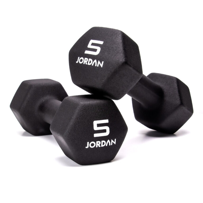 Håndvægte 5,0 kg Sort, Jordan Neopren (sæt)