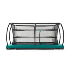 JumpMaster Inground Rectangular 460x305 trampolin med sikkerhedsnet