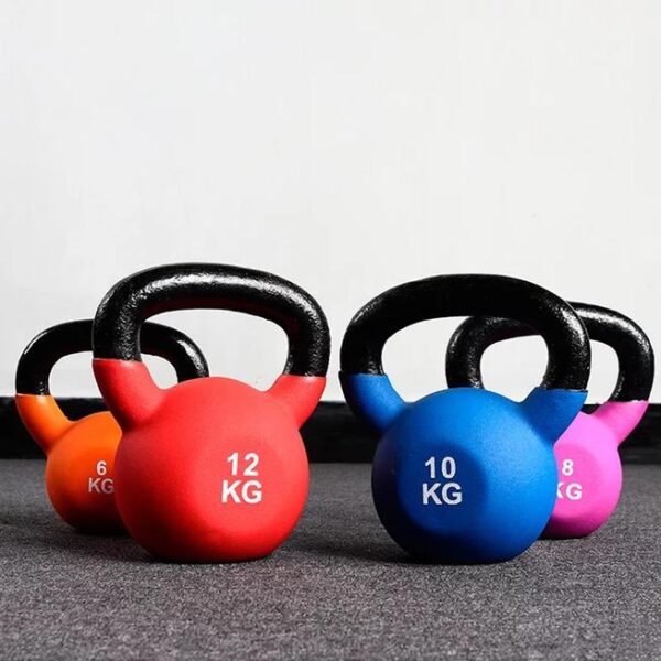 Kettlebells med Vinyl 2-32 kg og Stativ. PAKKETILBUD