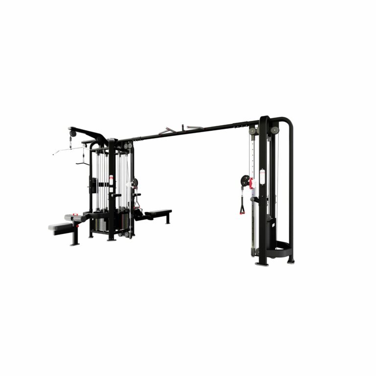 Nautilus Inspiration Multi-Stations 5 multistation med 5 kabelstationer, justerbar cable cross, pull-up station og Lock N Load vægtstakke