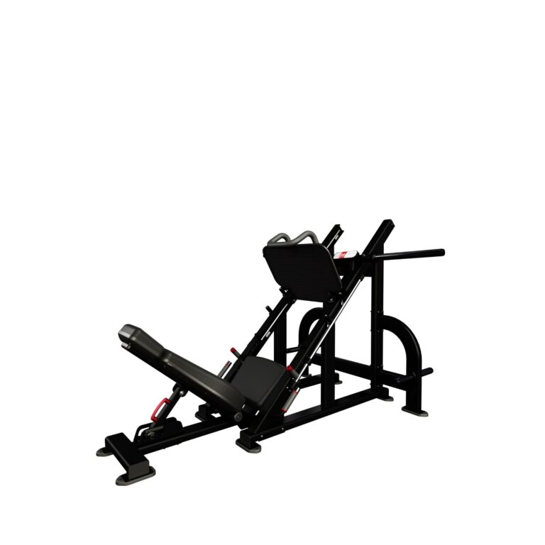 Nautilus Leverage Angled Leg Press plate loaded benpres 45° med justerbart ryglæn og integreret olympisk vægtskiveopbevaring