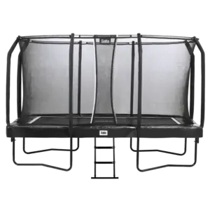 Salta Trampolin First Class rektangulær 427x244 cm, sort inkl. stige & sikkerhedsnet - 805-826