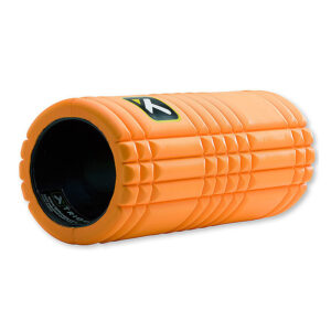 The GRID foamroller (Orange - 30 x 14 cm)