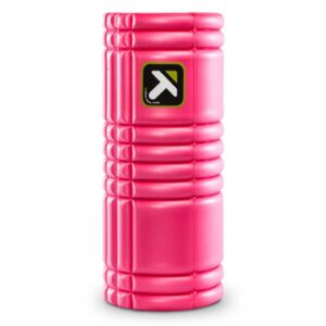 The GRID foamroller (Pink - 30 x 14 cm)