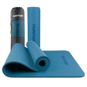 Tunturi 8mm Yogamåtte - Petrol Blue