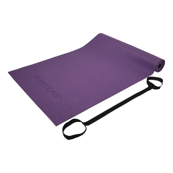 Tunturi PVC Yogamåtte - 4mm/Lilla